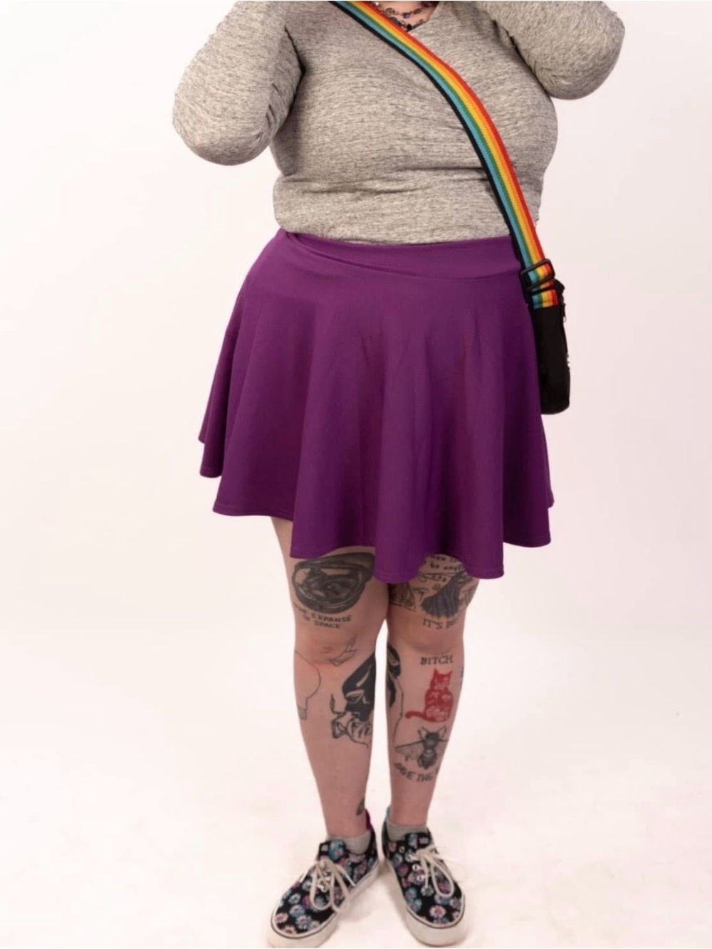 Urban Coco Purple Mini Skirt XL